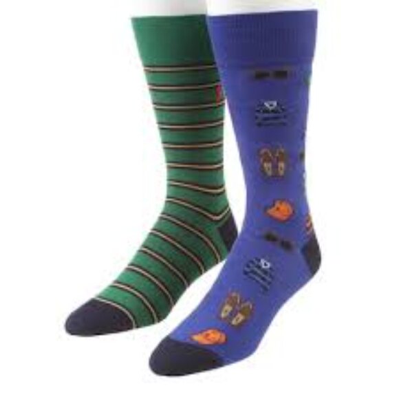 Printed Crew Socks - Picture 1 of 4